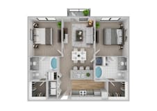 The Rome Floor Plan at Century Cedar Hill, Cedar Hill, TX